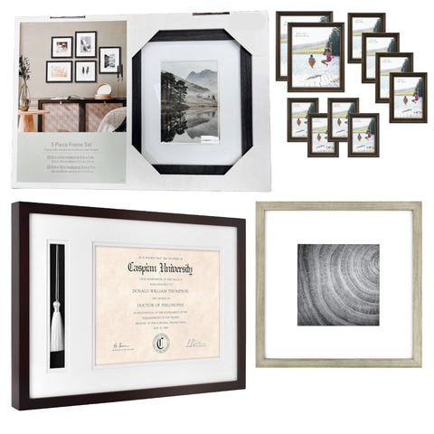 Multi-Piece Frame sets, Certificate Holders, and Beautiful Wall Art