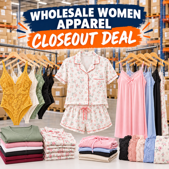 75K+ Women’s Apparel Closeout Deal - Nightgowns, Bodysuits & Tank Sets
