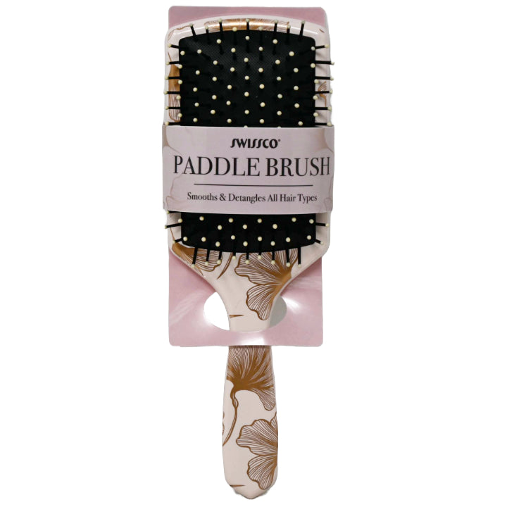 METALLIC PADDLE HAIR BRUSH POLYPIN C/P 48