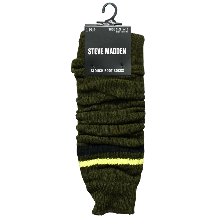 LADIES BOYFRN SLOUCH BOOT SOCKS STEVE MADDEN C/P 48