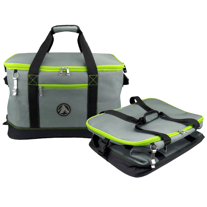 *OUTSIDE OF CA* 48 Can - 30 Bottle Grey/Lime Soft Cooler C/P 16