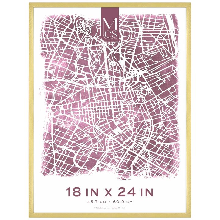 18X24" BRASS METAL POSTER C/P 4