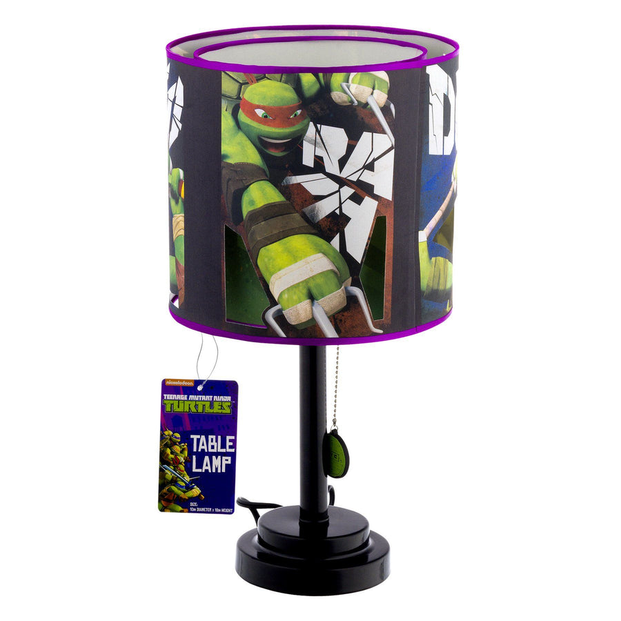 9"Dx18"H TM NINJA TURTLES TABLE LAMP C/P 2