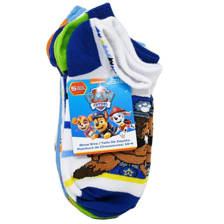 5pk PAW PATROL PAWSOME NS SOCKS SIZE 6-8 C/P 60