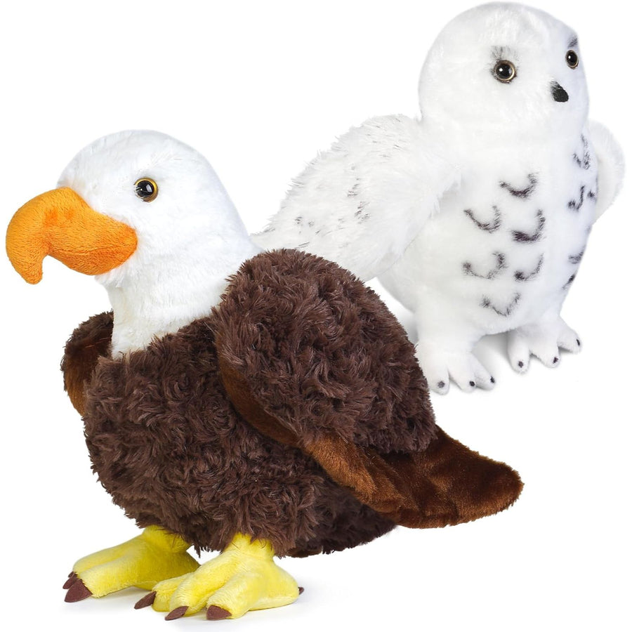 PLUSH EAGLE OWL SET C/P 16
