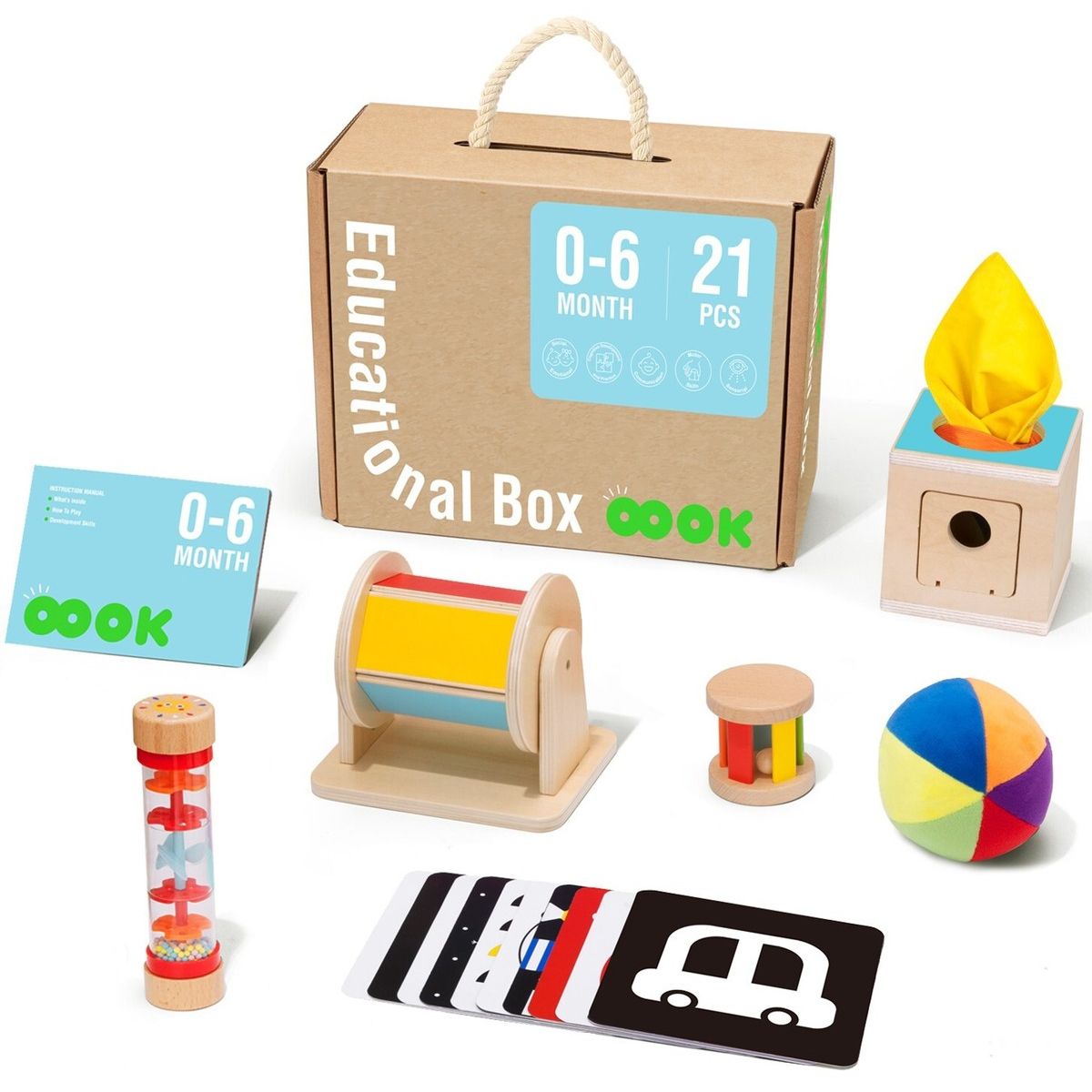 0-6 Month Educational Box C/P 4 Montessori