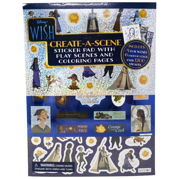 Wish Create-A-Scene Activity Book C/P 24 Disney