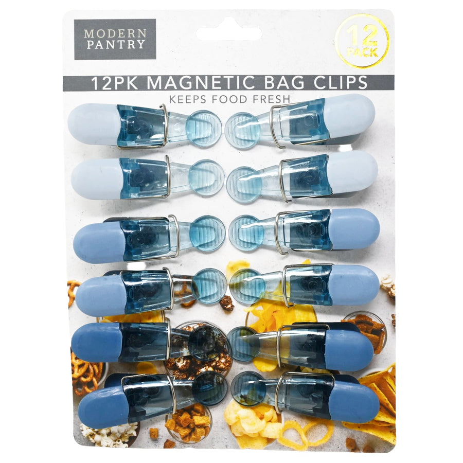 12pc Blu Mag Bag Clips C/P 48