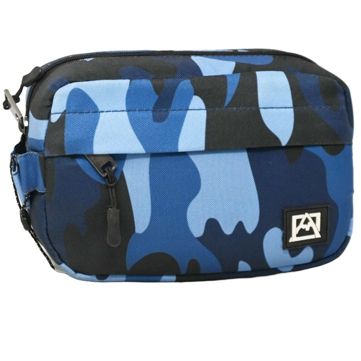 *OUTSIDE OF CA* SMALL BLUE CAMO MEN TOILETRY BAG AVALANCHE C/P 30
