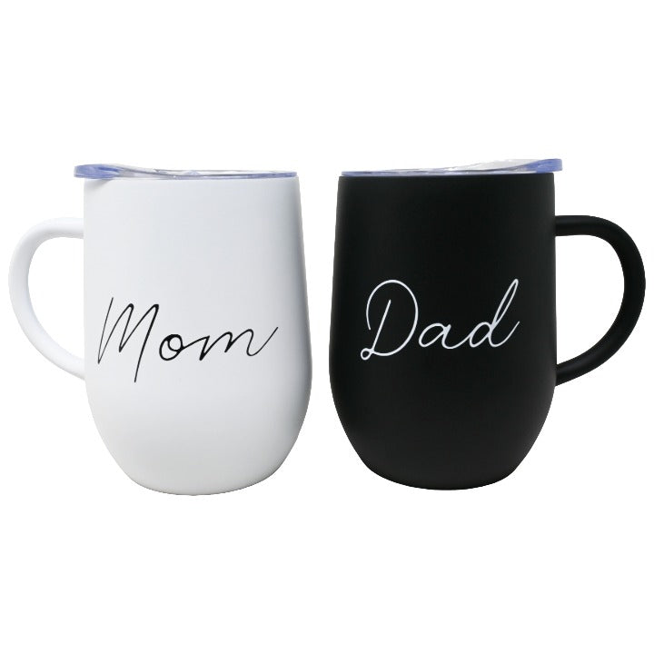2pk Mom Dad Mug Set C/P 12