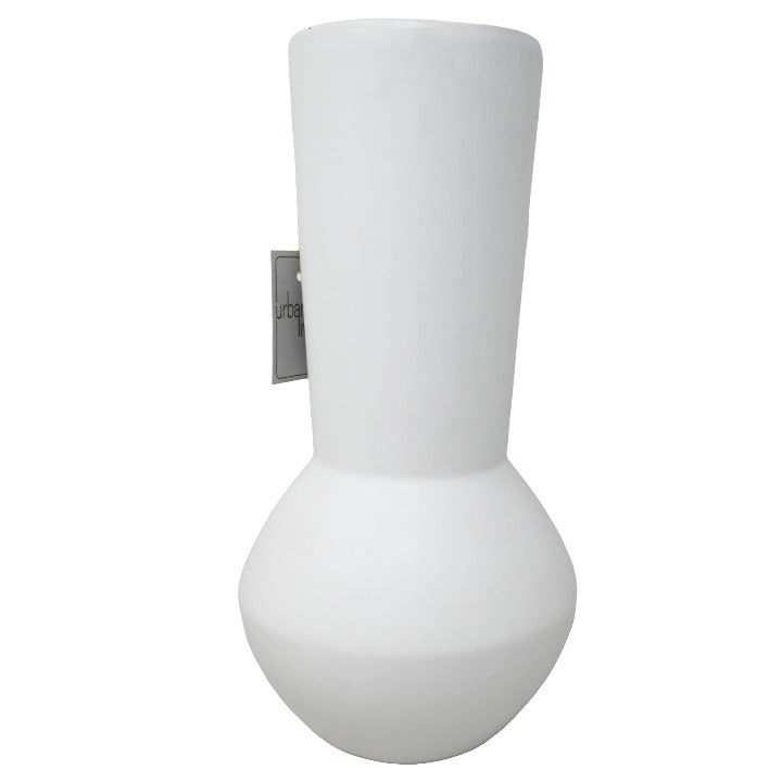 5.2x5.2x10.3" Wht Vase C/P 12