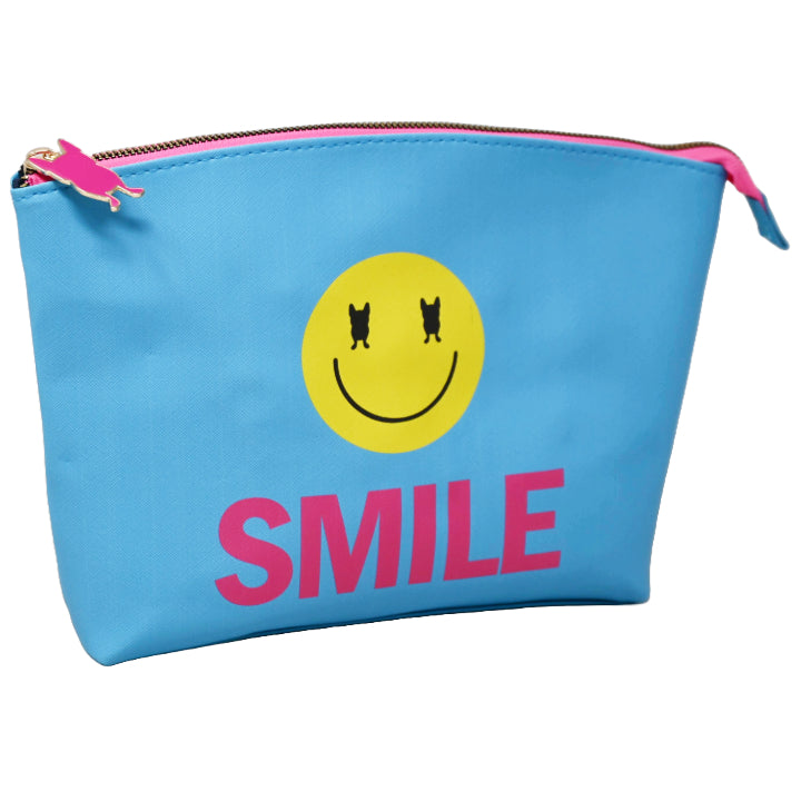 *OUTSIDE OF CA* LRG PRINTED CURVED TOP POUCH C/P 40