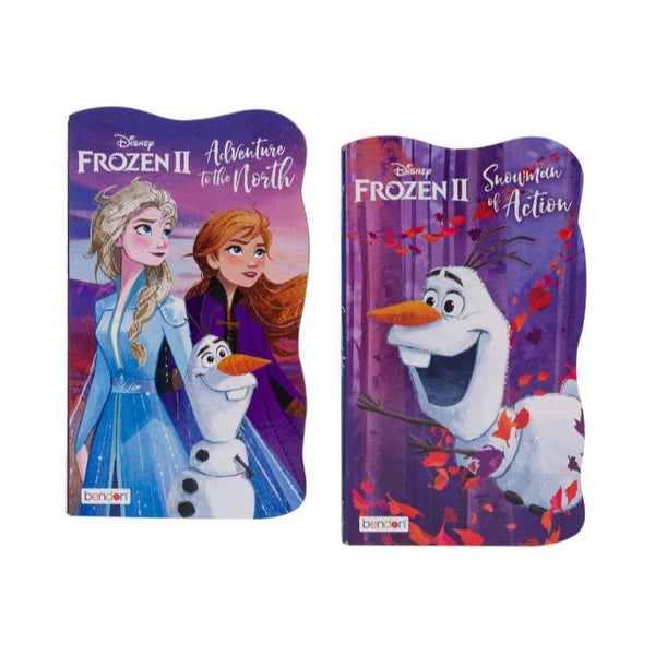 DISNEY 2 ASSORT FROZEN 2 5X8 SHAPED BOARD BOOK C/P 48