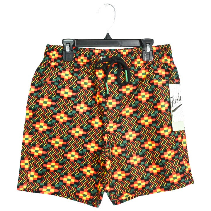 Mens Multi Squares Volley Shorts C/P 60 Drill Clothing Co.
