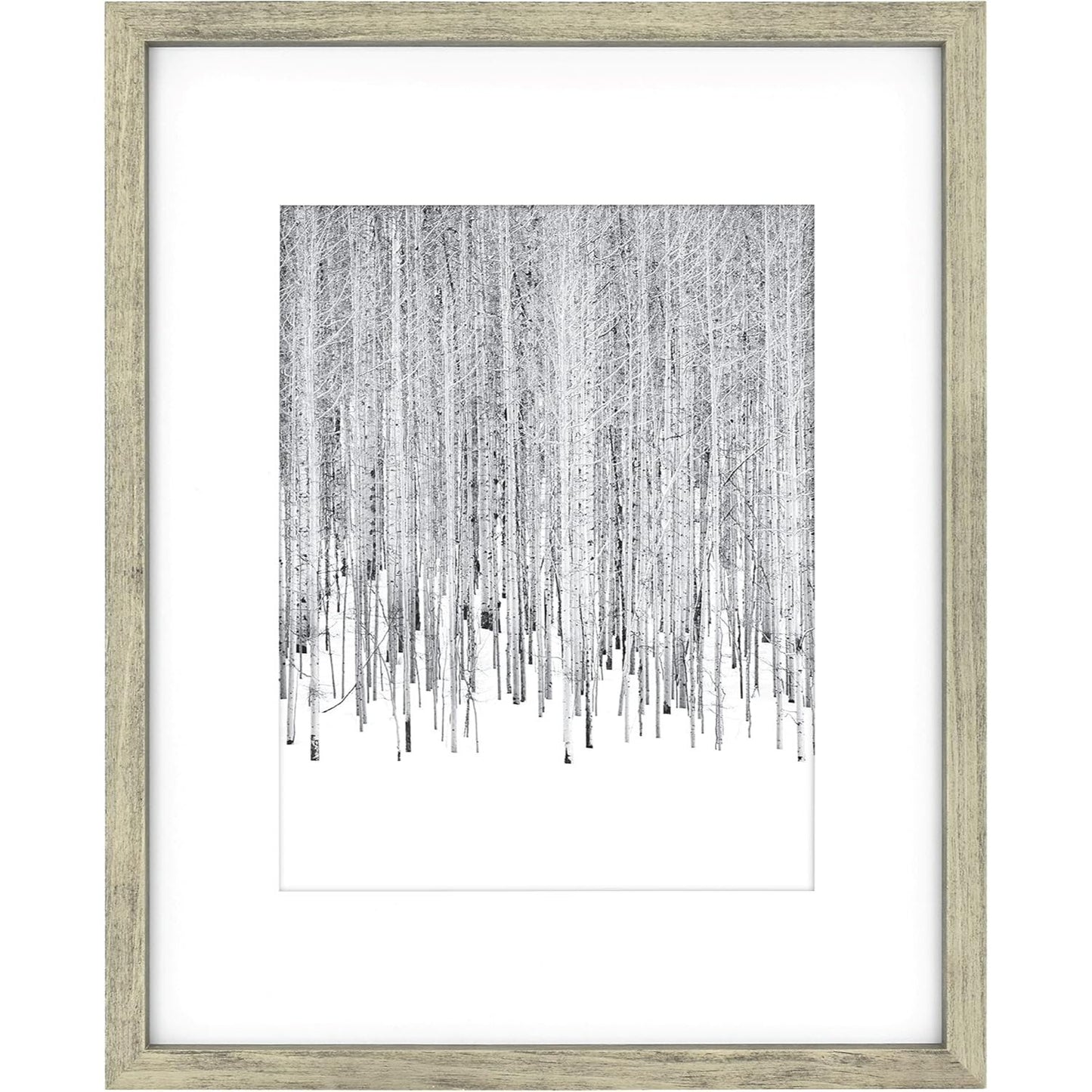 16X20" RUSTIC GRAY WOOD FRAME C/P 1