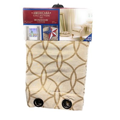 54" X 84" BEIGE WINDOW CURTAIN C/P 6