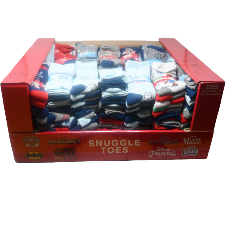 5pk BJS ADULTS SLEEP CREW SOCKS ASST SIZE C/P 42