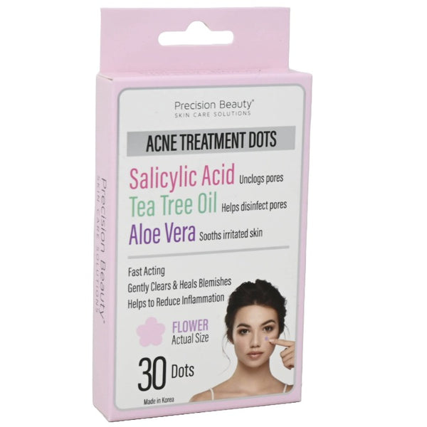 30pk FLOWER ACNE TREATMENT DOTS PRECISION BEAUTY C/P 72