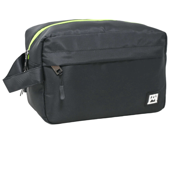 *OUTSIDE OF CA* LRG BLK MEN TOILETRY BAG C/P 16