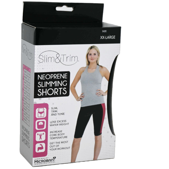 XXL BLK/PINK WOMEN NEOPRENE SHORT (BOXED) C/P 12