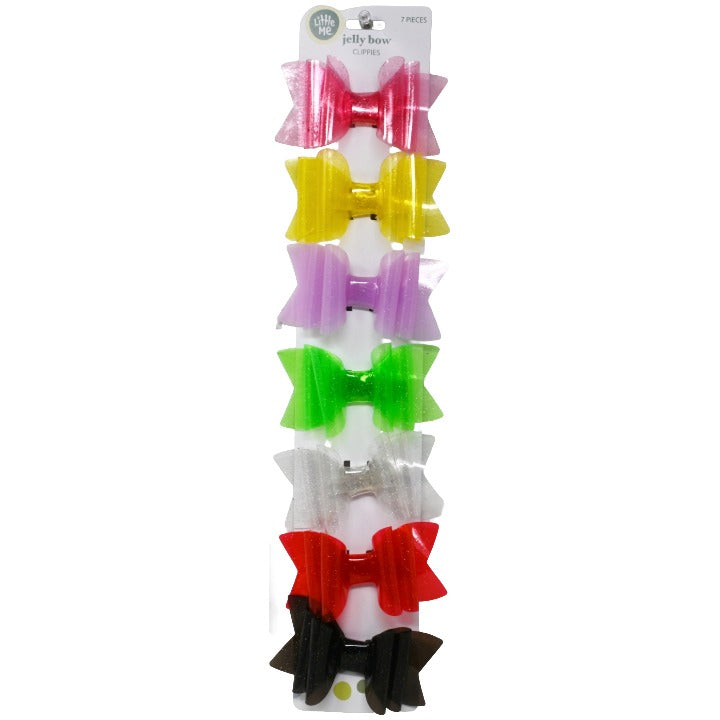 7pk Bow Asst Clippies C/P 36 Little Me