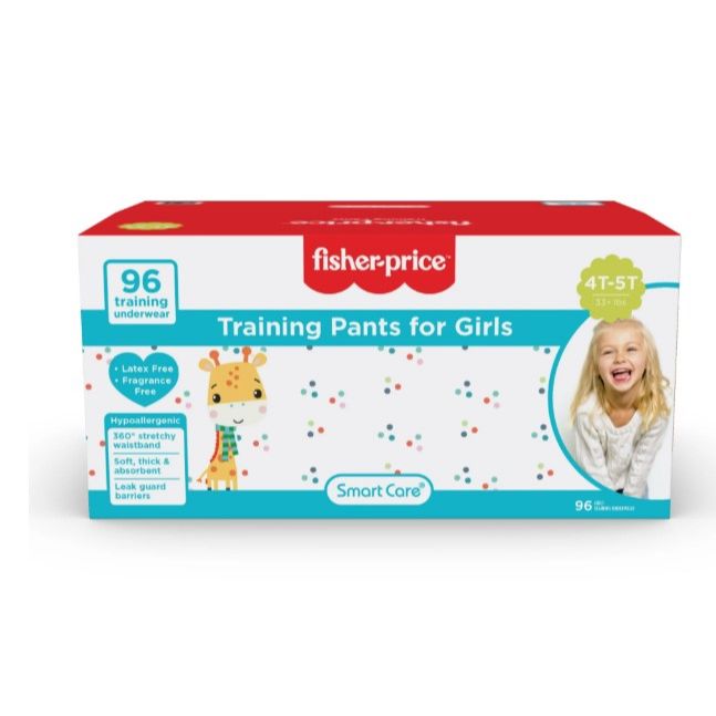 96ct 4T-5T FISHER PRICE GIRLS TRAINING PANTS C/P 1