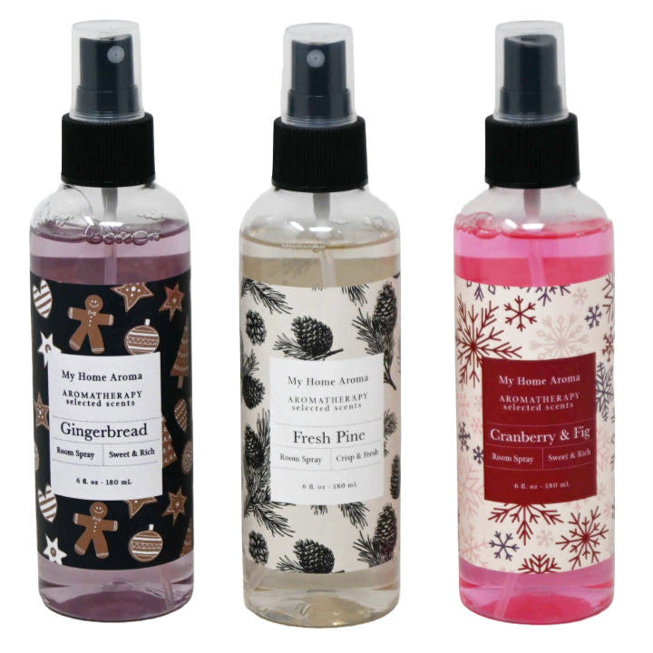 6 floz 3-ASSORTED ROOM SPRAY C/P 12