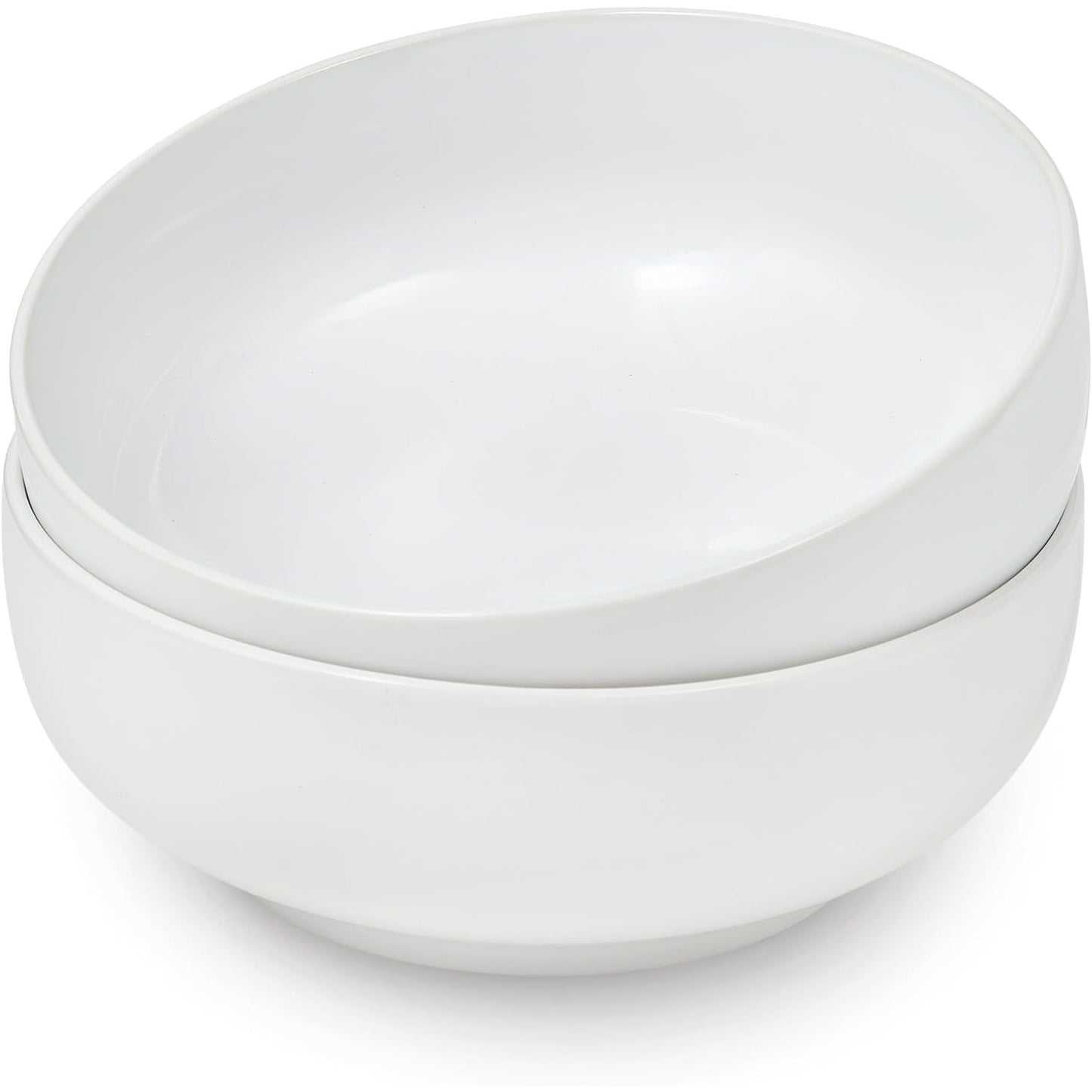 2pc Bowl Set White C/P 4
