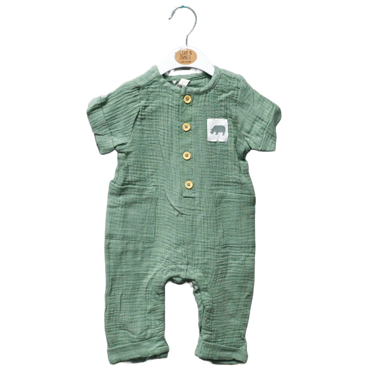 NEWBORN SAGE RHINO COVERALL C/P 48