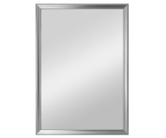 26.5x38.5" LARA PEWTER FRAMED MIRROR C/P1