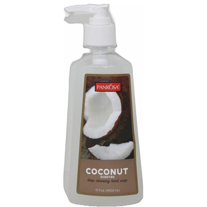 15oz PANROSA COCONUT HAND SOAP C/P 12