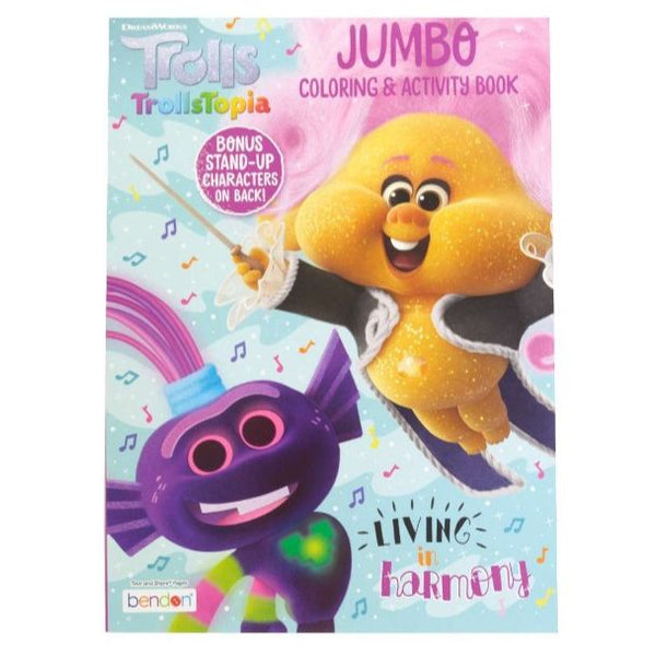 DREAMWORKS TROLLSTOPIA JUMBO COLORING & ACTIVITY BOOK 64PG C/P 24