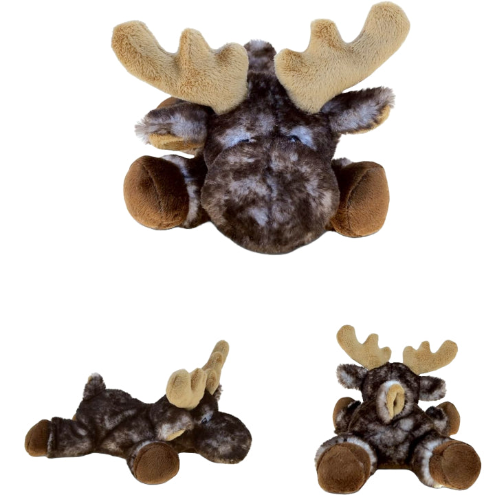 BROWNISH LYING MOOSE SUPER SOFT PLUSH C/P 60