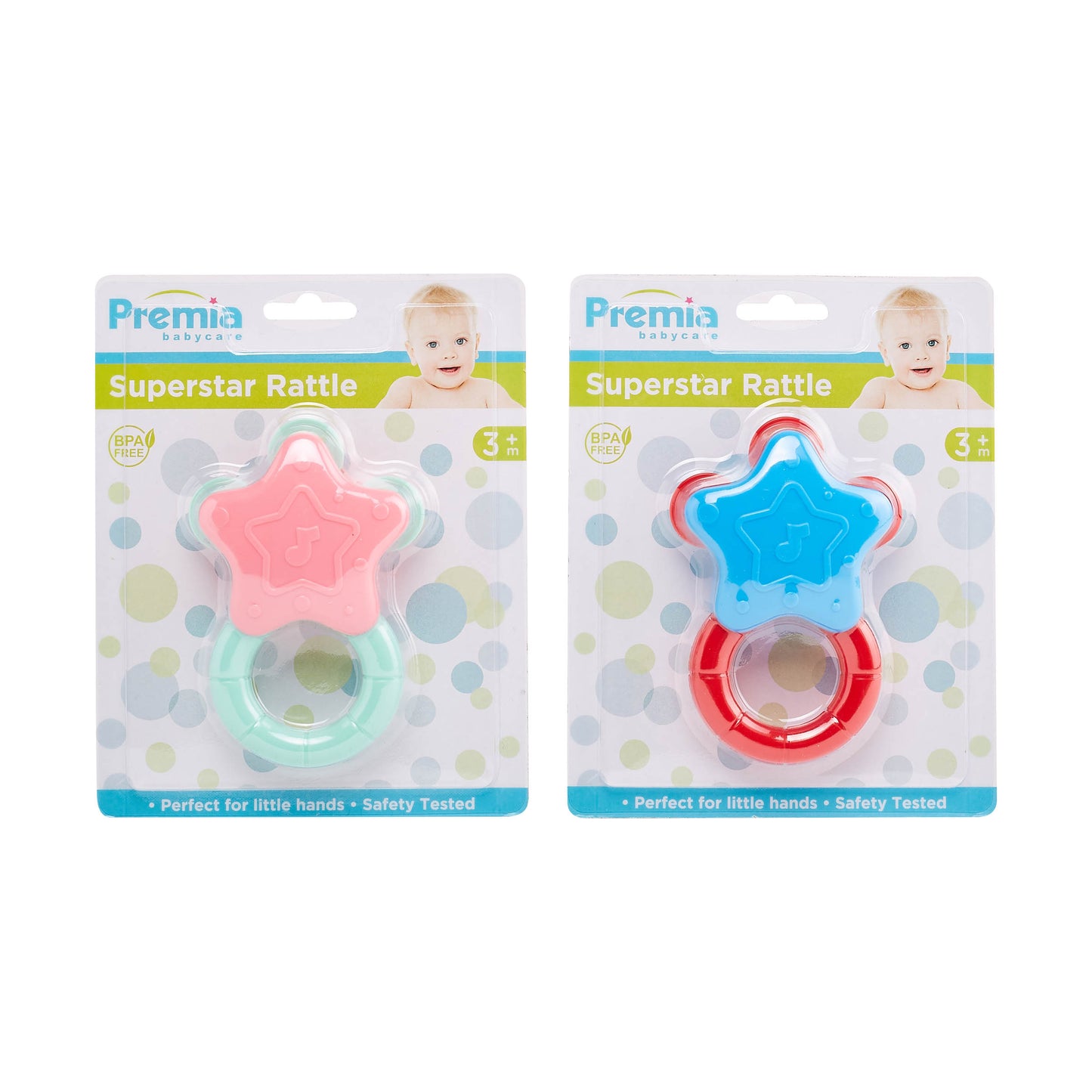 Premia Baby Superstar Rattle C/P 24
