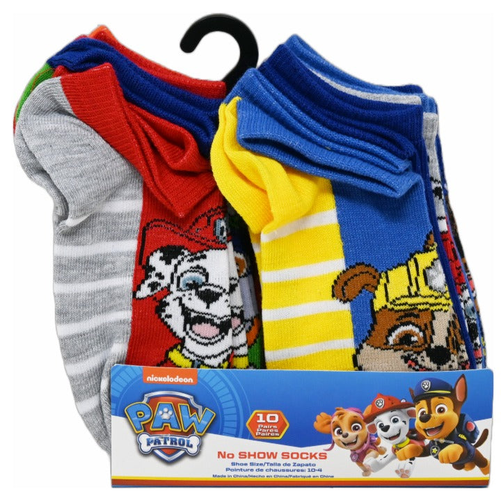 10pk PAW PATROL PLAYIN AROUND NS SOCKS SIZE 4-6 C/P 60