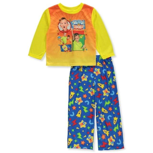 2T BOYS LONG SLEEVE TOP W/PANTS PAJAMA SET C/P 12