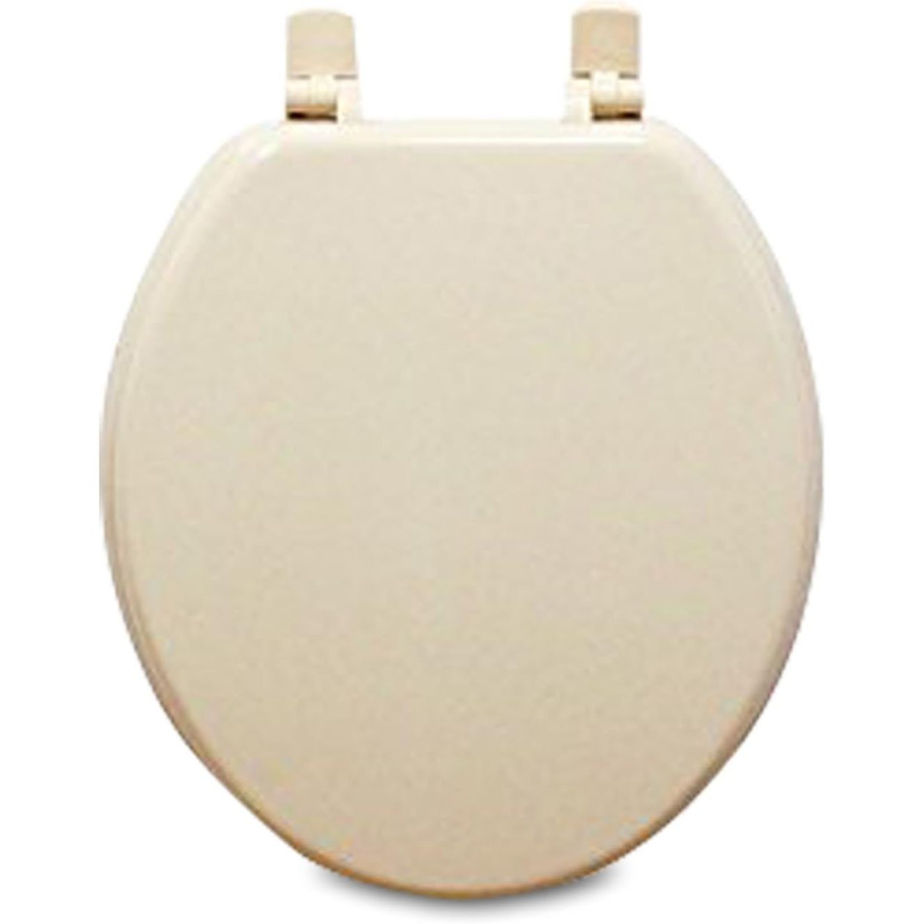 *OUTSIDE OF CA*Toilet Seat MDF Wood Bone C/P 6