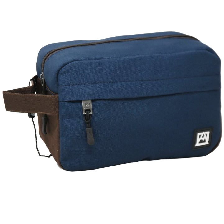 *OUTSIDE OF CA* LRG BLUE MEN TOILETRY BAG C/P 30