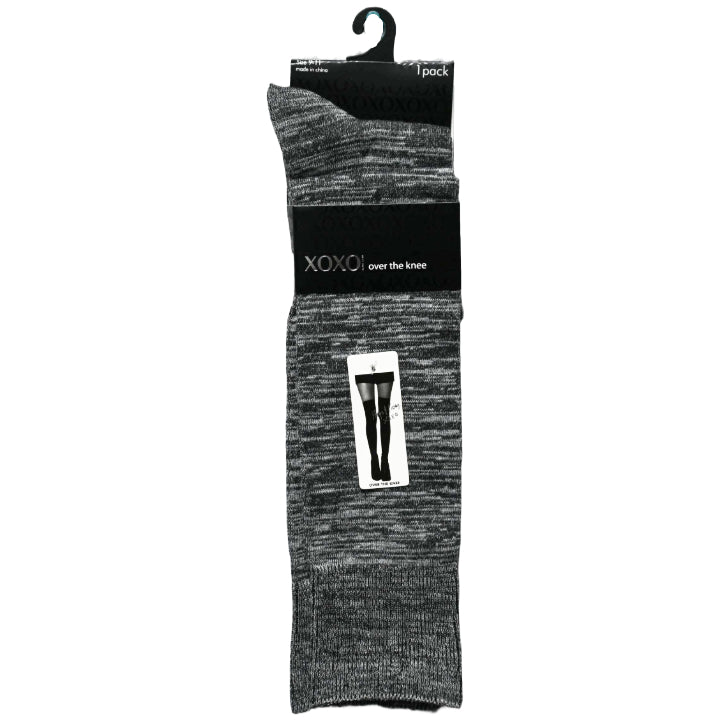1pk LADIES XOXO OVER THE KNEE NC SOCKS SIZE 4-10 C/P 48