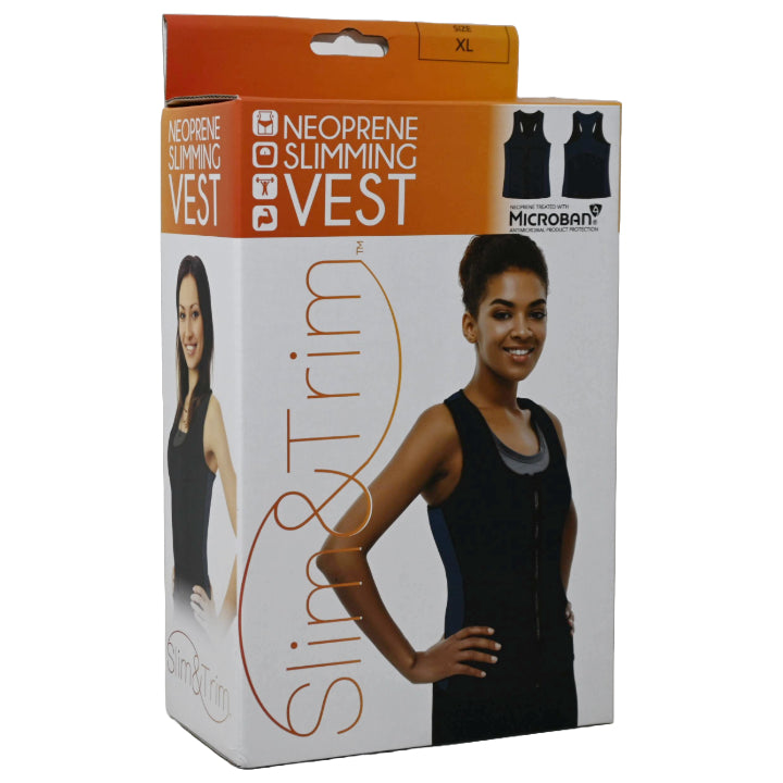 XL 2-TONE NAVY NEOPRENE VEST (BOXED) C/P 12