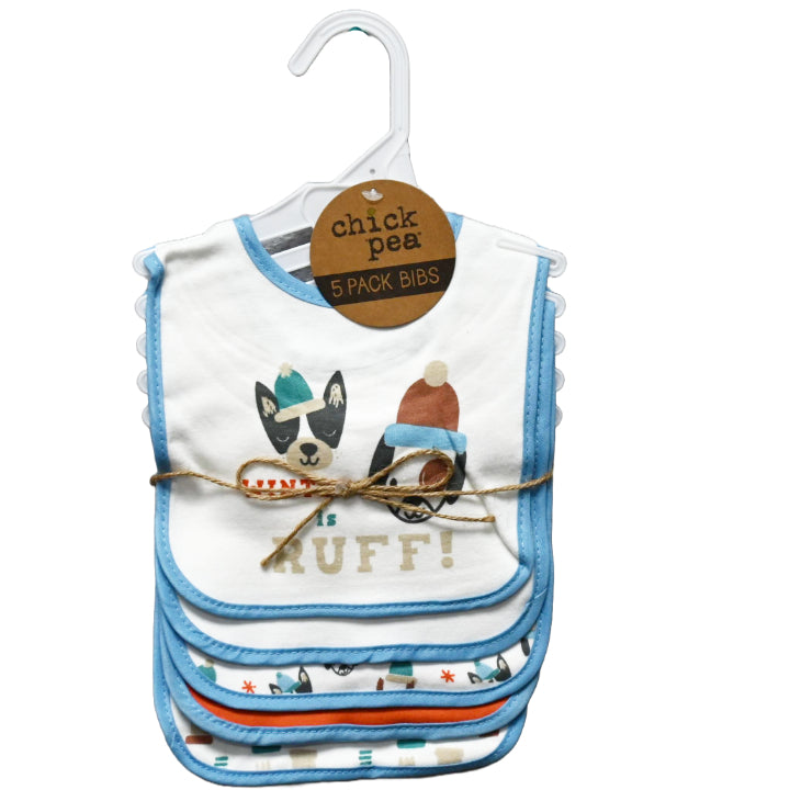 5pk RUFF MULTI BIBS C/P 72