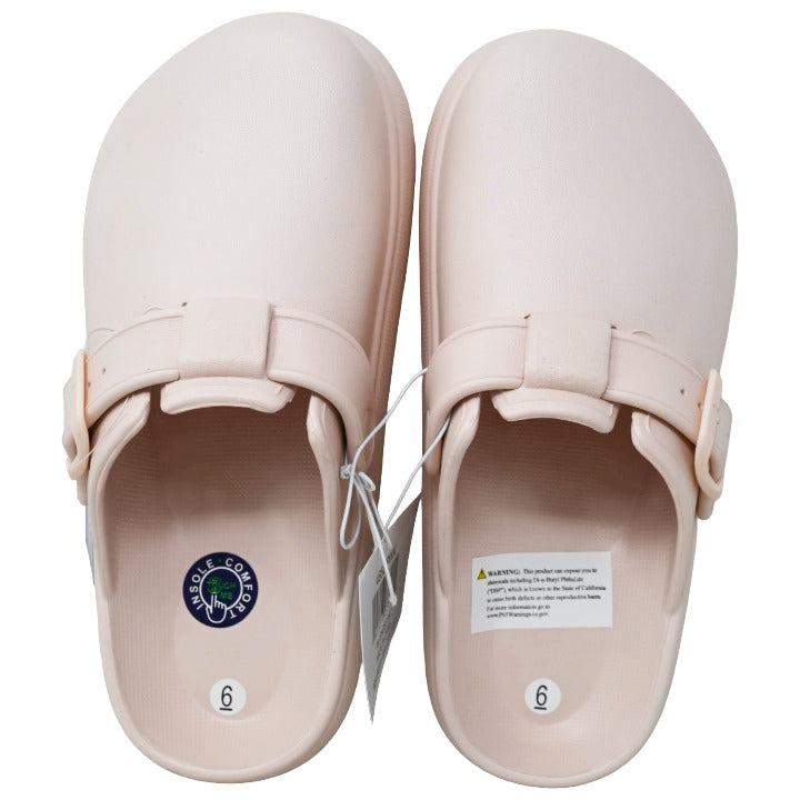 *OUTSIDE OF CA* PINK WOMEN BUCKLE CLOGS 5-ASST SIZE C/P 15