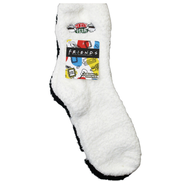 2pk FRIENDS CENTRAL PERK COZY SOCKS SIZE 9-11 C/P 60