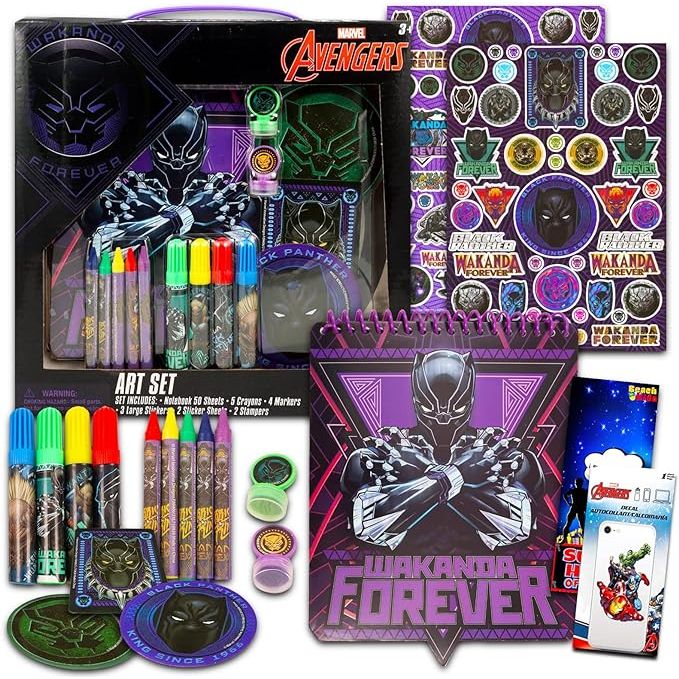 BLACK PANTHER CLASSIC ART SET C/P 12