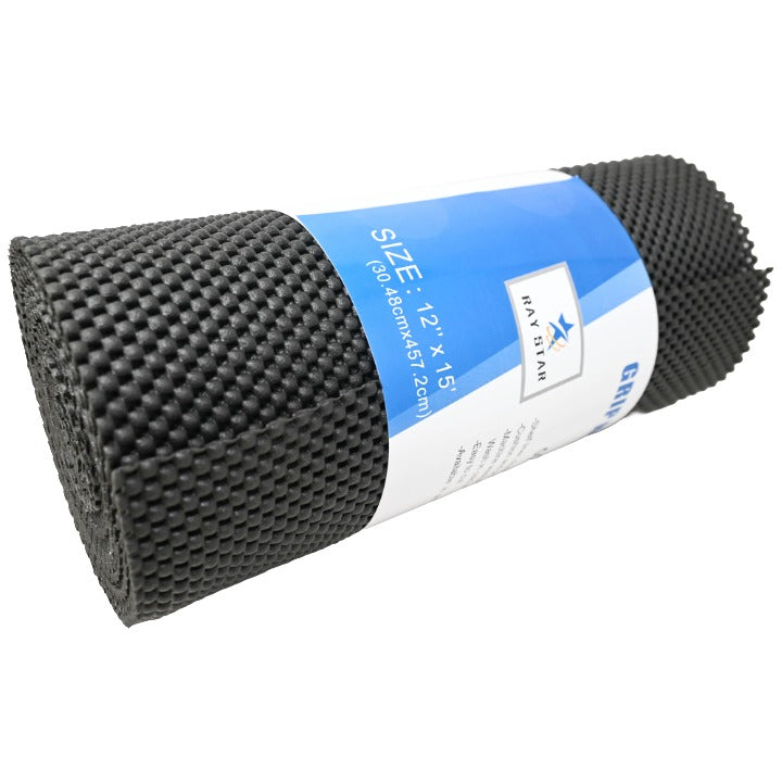 12x180" BLACK SHELF LINER RAY STAR C/P 12