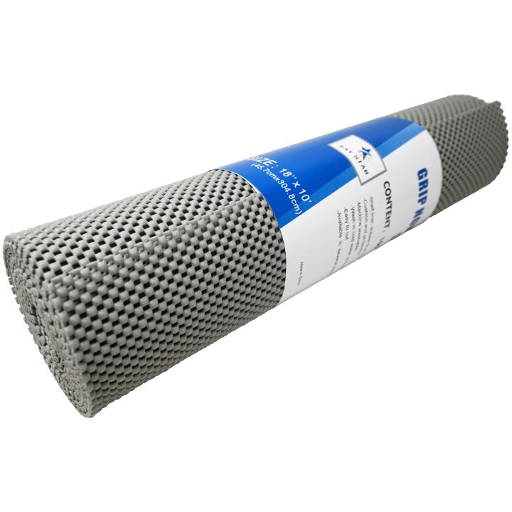 18x120" GRAY SHELF LINER RAY STAR C/P 12