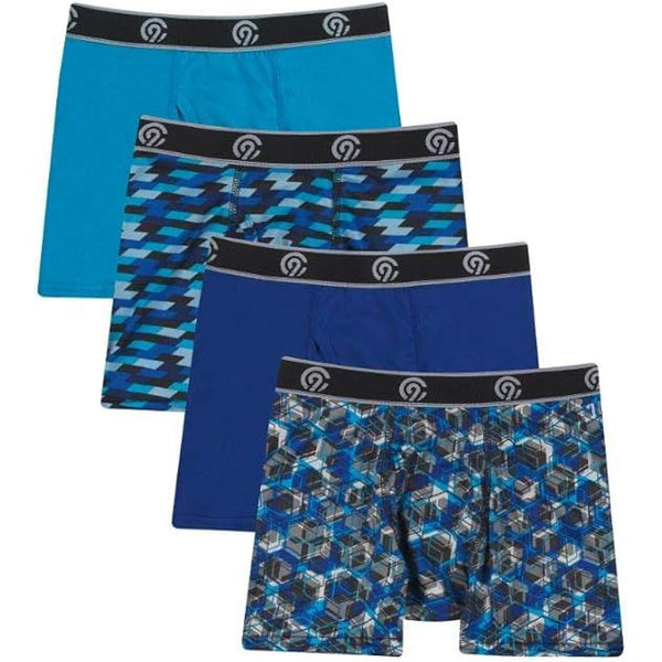 4pk MED. BOYS ASST COLOR BOXER BRIEFS C9 CHAMPION C/P 12