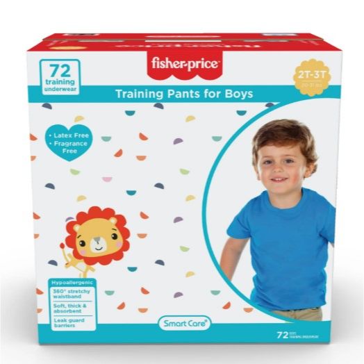 72ct 2T-3T FISHER PRICE BOYS TRAINING PANTS C/P 1