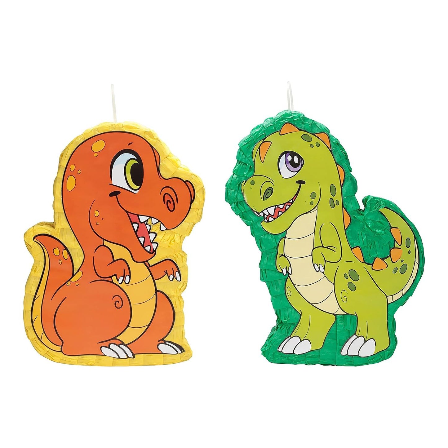 2pk T-Rex Pinatas 16" C/P 2