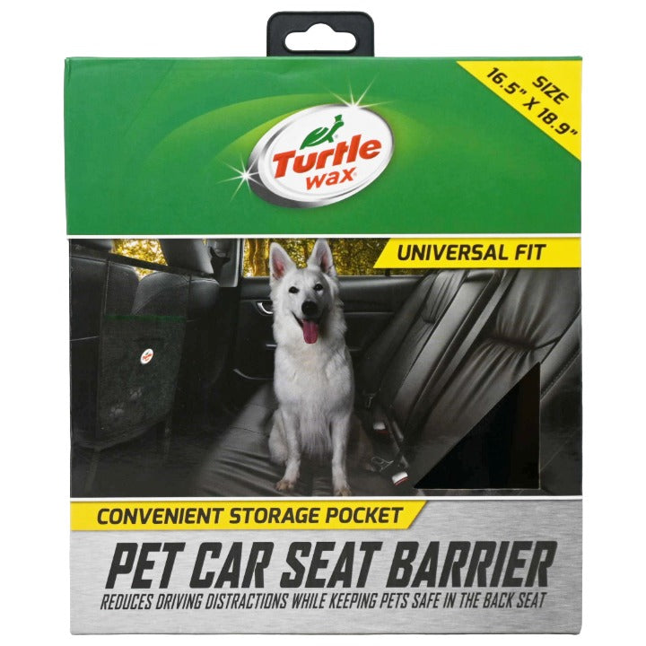 DOG CAR SEAT BARRIER BLACK 16.5"X18.9" C/P 24 TURTLE WAX